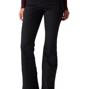 Levi Strauss women's plus mid rise boot cut black jeans NWT SZ 20 SHORT